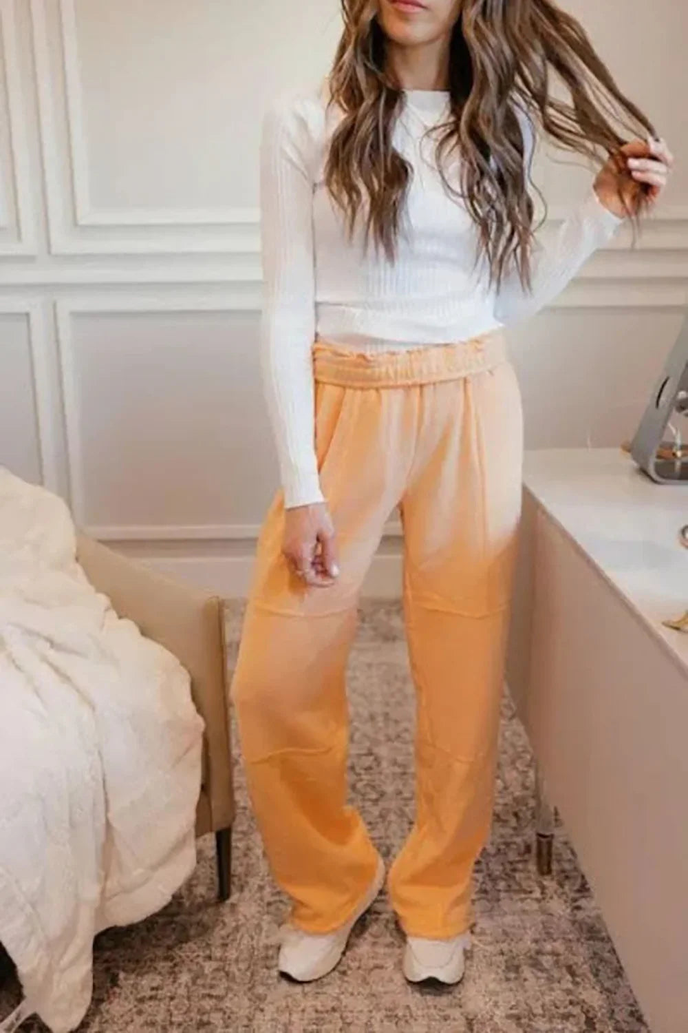 Soft Drawstring Casual Jogger Pants – Comfortable Athleisure Wear