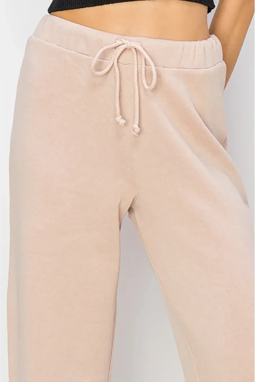 High Waisted Wide Leg Drawstring Pants – Comfy Flowy Style