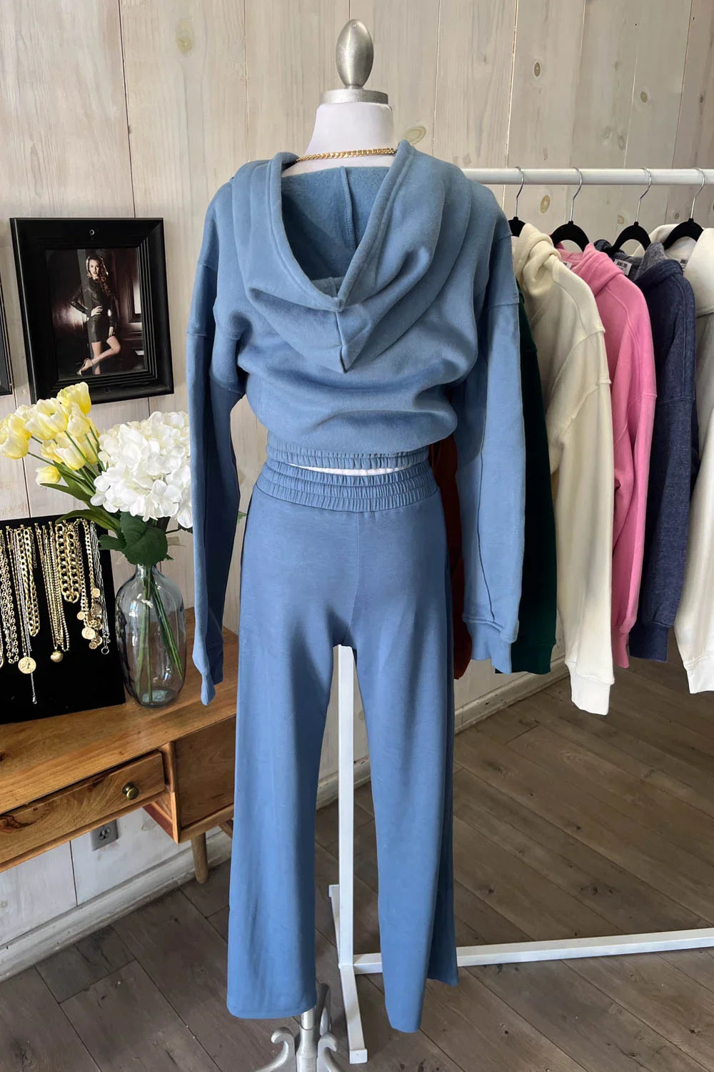High Waisted Wide Leg Drawstring Pants – Comfy Flowy Style